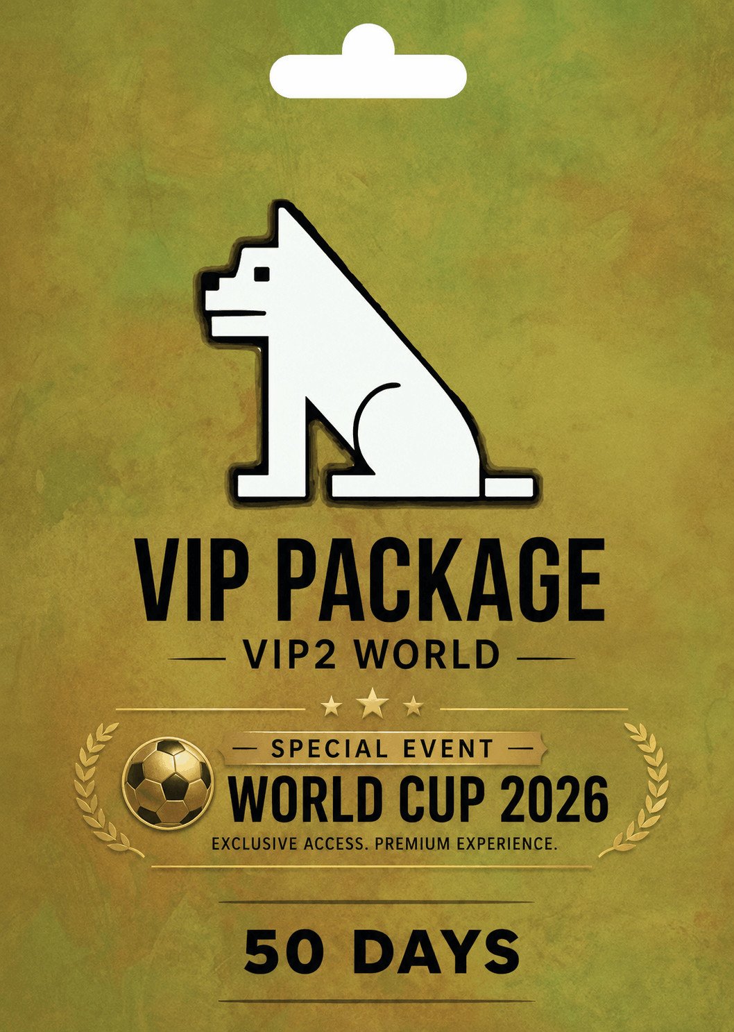 VIP2 Package 50 Days - Key Global (World CUP 2026)