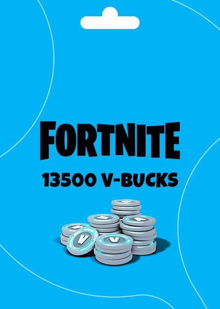 Fortnite - 13500 V-Bucks Gift Card Key Global